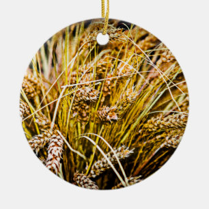 Sheaf Of Wheat - Thank You Ceramic Tree Decoration