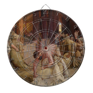 Shearing the Rams (Australian Art) (Tom Roberts) Dartboard