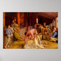 Shearing the Rams Tom Roberts 1890 Australian Art
