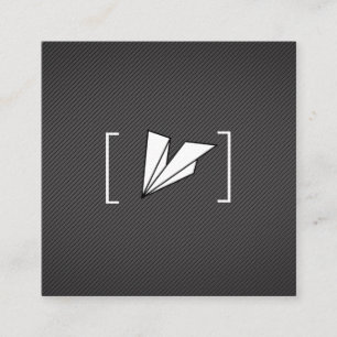 Shears Bracket / Paper Aeroplane Square Business Card