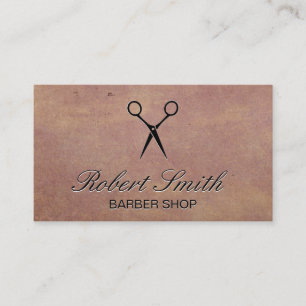 Shears   Texture Background Business Card