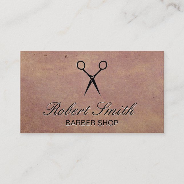 Shears | Texture Background Business Card (Front)