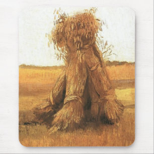 Sheaves of Wheat in a Field, van Gogh Mouse Mat