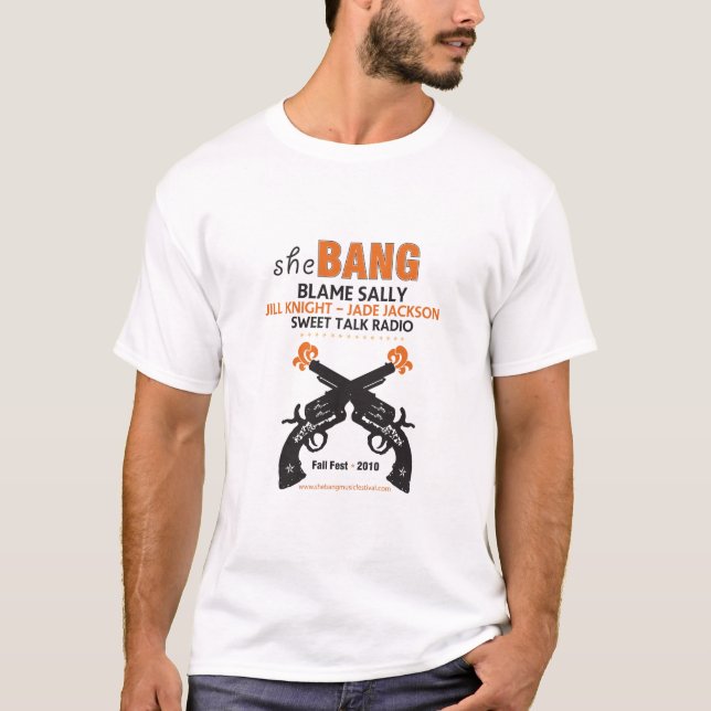 sheBANG Women's Fitted T-shirt (Destroyed) (Front)