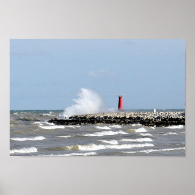 Sheboygan lighthouse poster (Front)