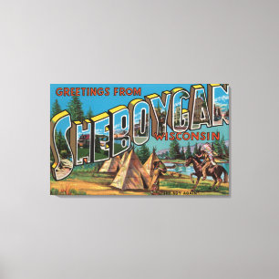 Sheboygan, Wisconsin (Indians # 2) Canvas Print