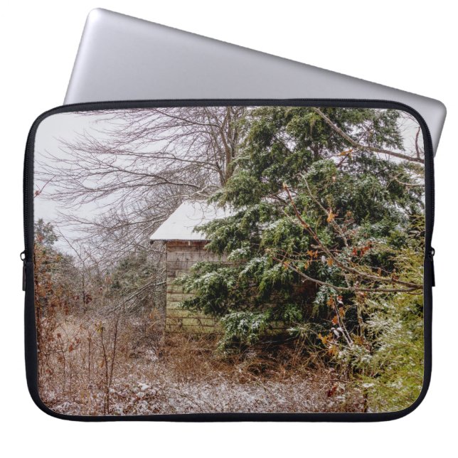 Shed Abandoned Laptop Sleeve (Front)