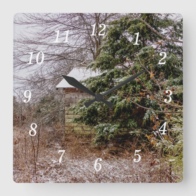 Shed Abandoned Wall Clock (Front)