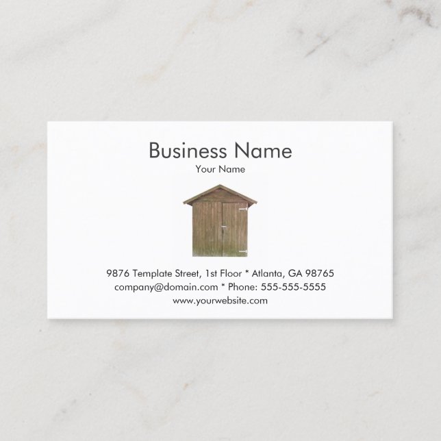 Shed Business Card (Front)