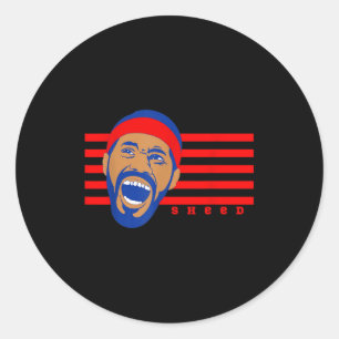 Sheed, Basketball Legends, Rasheed, Don't Lie, Wal Classic Round Sticker