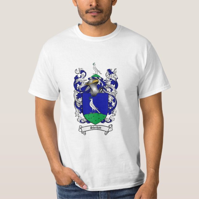 Sheehan Family Crest - Sheehan Coat of Arms T-Shirt (Front)