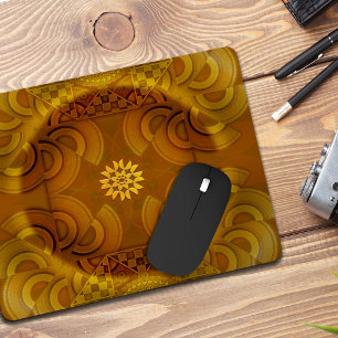 Sheen mesmerising semicircular art mouse mat