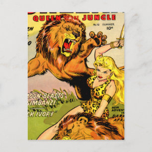 Sheena Queen of the Jungle Postcard