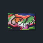 Sheep, 1912 canvas print<br><div class="desc">Sheep,  1912 | by Franz Marc | Art Location: Saarland Museum,  Saarbrucken,  Germany | German Artist | Image Collection Number: XIR175930</div>