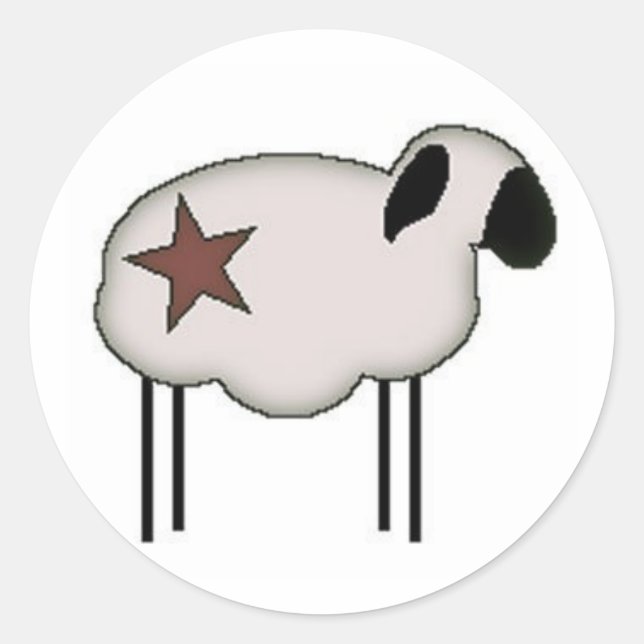 Sheep #1 Sticker (Front)
