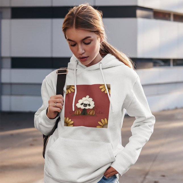 Sheep And Flowers Hoodie (Creator Uploaded)