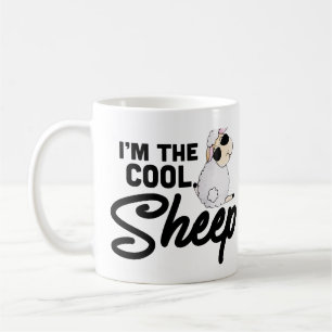 Sheep and Goat Lover Gift: I'm the Cool Sheep  Coffee Mug