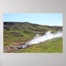 Sheep and hot spring