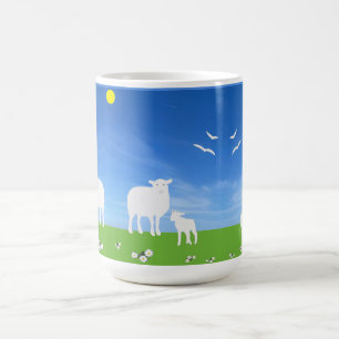 Sheep and Lamb   Coffee Mug