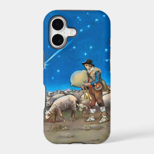 Sheep and shepherd