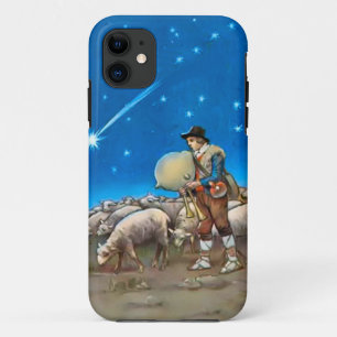Sheep and shepherd iPhone 11 case
