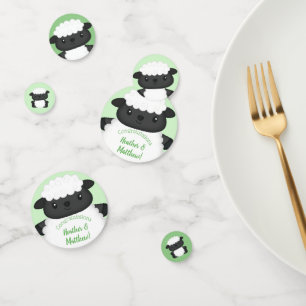 Sheep Baby Shower Farm Confetti