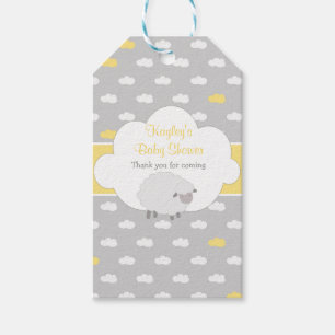 Sheep Baby Shower Gift Tags (Personalised)