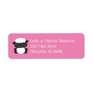 Sheep Baby Shower Pink