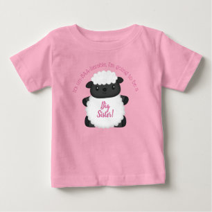 Sheep Baby Shower Pink T-Shirt
