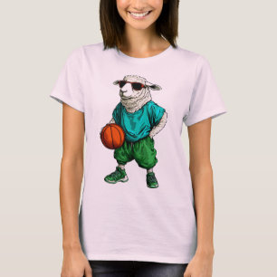 Sheep Basketball / Basketball Player Sheep T-Shirt