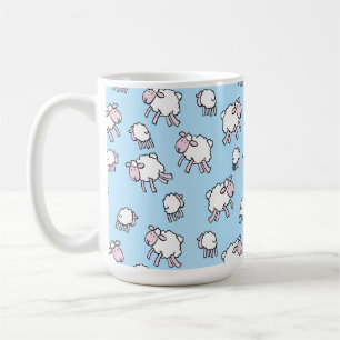 Sheep Blue Coffee Mug