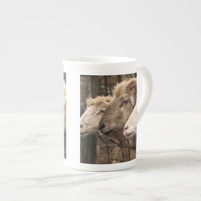 sheep bone china mug (Front Right)