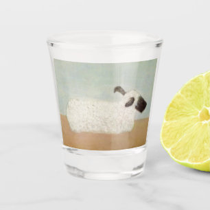 Sheep (by Milton Avery) Shot Glass
