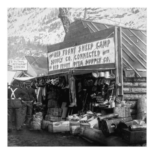 Sheep Camp Store - Klondike Gold Rush 1897 Photo Print (Front)