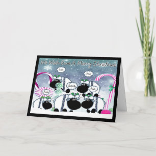Sheep Christmas Card - We Wish Ewe A Merry Christm