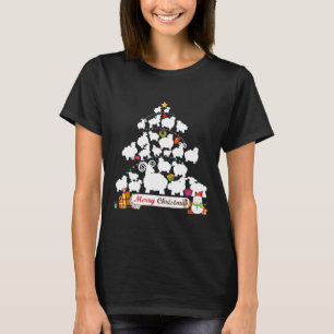 Sheep Christmas Tree Funny Christmas T-Shirt