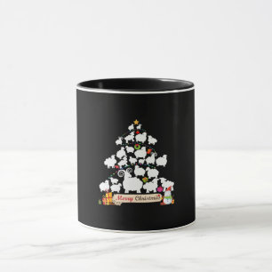 Sheep Christmas Tree Gift Funny Christmas Gifts Mug