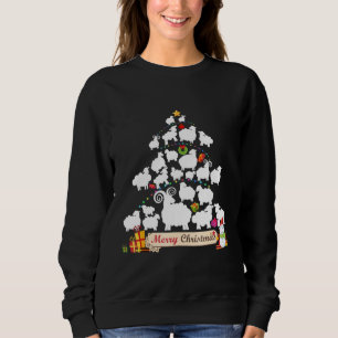 Sheep Christmas Tree Gift   Funny Christmas Gifts Sweatshirt