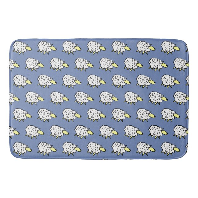 Sheep Design Bath Mat (Front)