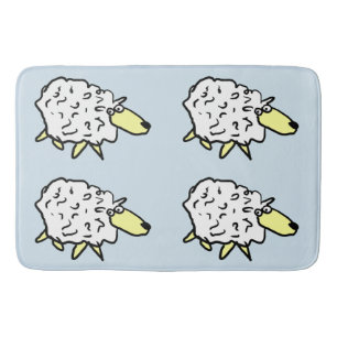 Sheep Design Bath Mat
