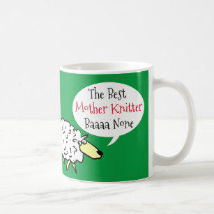 Sheep Design Best Mother Knitter Coffee Mug