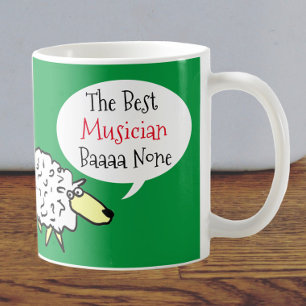 Sheep Design Best Musician Coffee Mug
