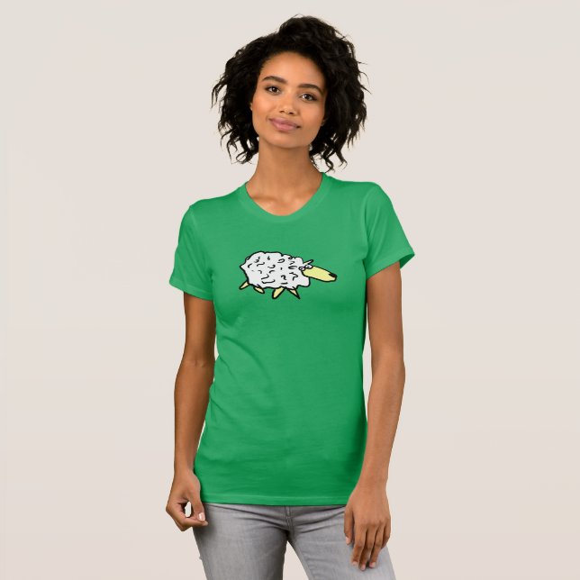 Sheep Design Cartoon T-Shirt (Front Full)