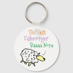 Sheep Design for a Fishmonger Key Ring
