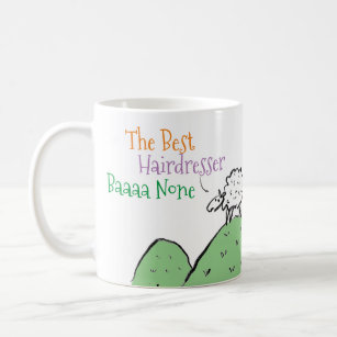 Sheep Design for a Hairdresser Coffee Mug