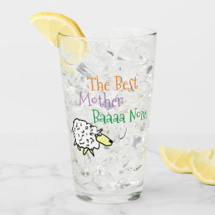 Sheep Design for the Best Mother Glass