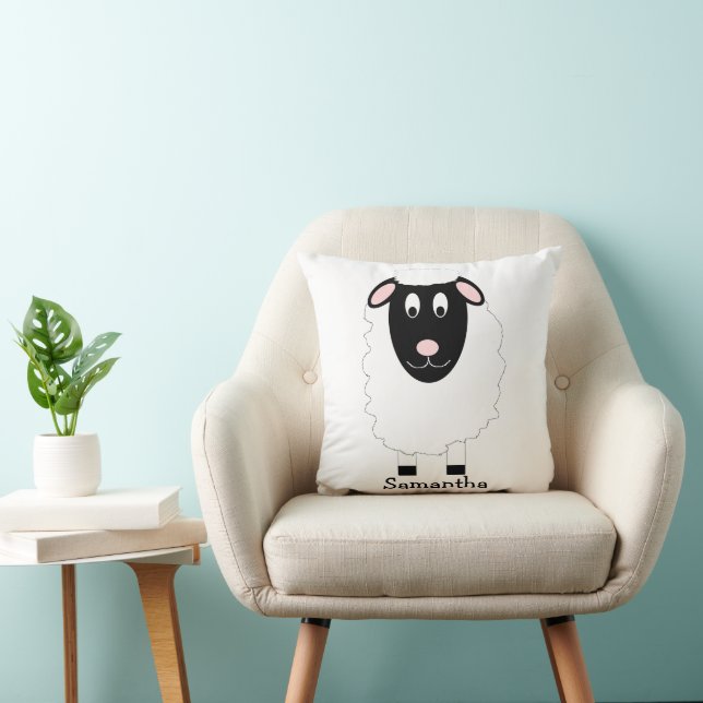 Sheep Design Personalised Cushion (Chair)