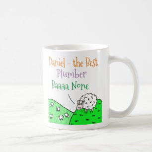 Sheep Design Plumber Coffee Mug