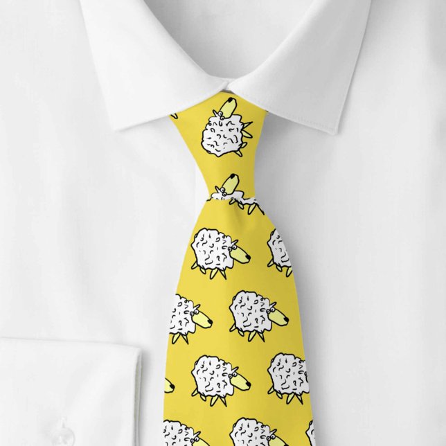Sheep Design Tie (Creator Uploaded)