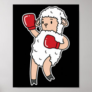 Sheep Does Boxing Poster